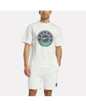 Reebok Lawn Club T-Shirt, Afmeting - Blauw