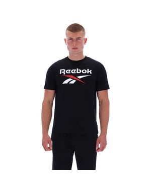 Reebok Id 2-Color Logo T-Shirt - Black