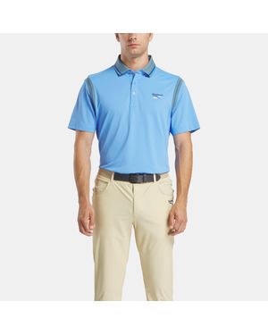 Reebok Polo Da Uomo Varsity, Taglia - Blu