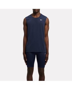 Reebok Id Train Easy Fit Sleeveless T-Shirt - Blue