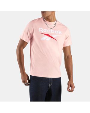 Reebok Big Logo Crew Neck Tee - Red
