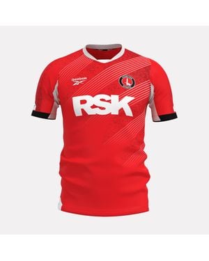Reebok Charlton Athletic Home Boy's Shirt - Red