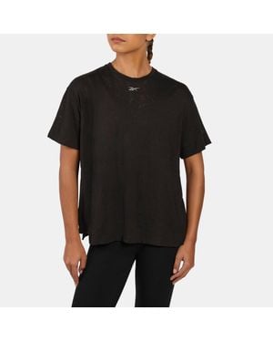 Reebok Lux Fitness Training Burnout T-Shirt - Black