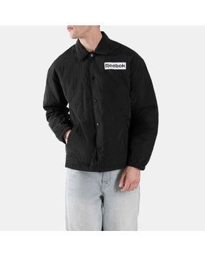 Reebok Alt Sport Nylon Coach Shirt Coach Jasunisex, Afmeting - Zwart