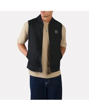 Reebok Chaleco De Lona Para Hombre Forge Standard, Tamaño - Negro