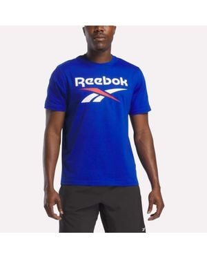 Reebok Logo Crewneck T-Shirt - Blue