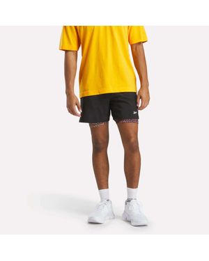 Reebok Athlete Hype Two-In-One Shorts 5" - Yellow