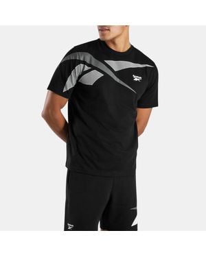 Reebok Logo Placement T-Shirt, Afmeting - Zwart