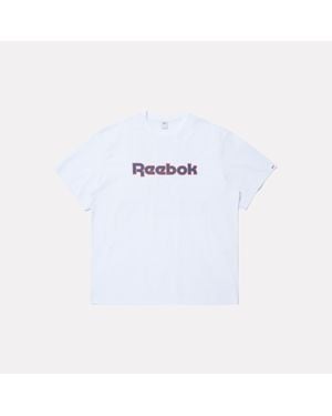 Reebok X Balansa Collab Logo T-Shirt, Größe - Weiß