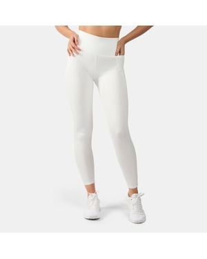 Reebok Leggings Lux De Talle Alto Tamaño - Blanco