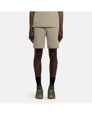 Reebok Yoga Stretch Knit Shorts - Natural