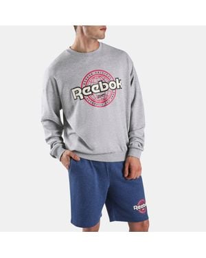 Reebok World Crew Sweatshirt, Afmeting - Grijs