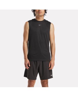 Reebok Id Train Sleeveless Tech T-Shirt - Black