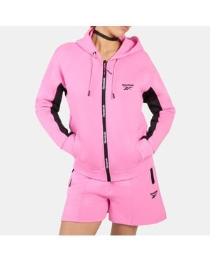 Reebok Dreamblend Spacer Full Zip Hoodie - Pink