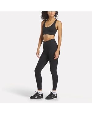 Reebok Leggings De Talle Alto Lux, Tamaño - Negro
