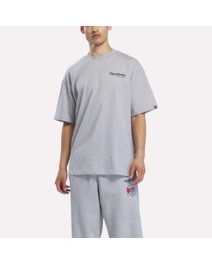 Reebok Relaxed Logo T-Shirt - White