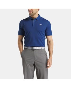 Reebok Herenpolo Van Bonded Piquéstofunisex, Afmeting - Blauw