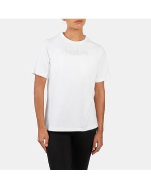 Reebok Studded Logo T-Shirt - White
