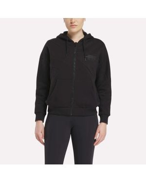 Reebok X F45 Training Relaxed Zip Hoodie - Black