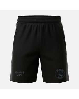 Reebok Charlton Athletic Travel Shorts - Black