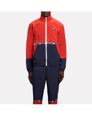 Reebok Heritage Tape Woven Track Jacket - Red