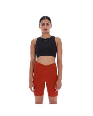 Reebok Lux Contour Crop Top - Red