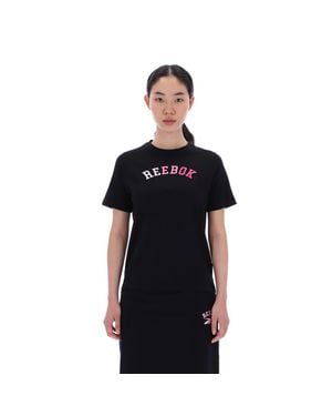 Reebok Ombre Logo T-Shirt - Black