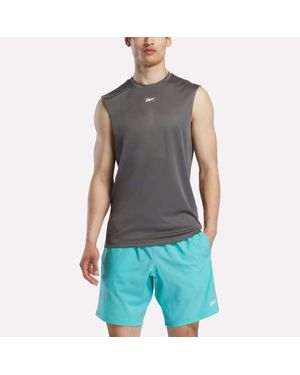 Reebok Sleeveless Tech Training T-Shirt - Blue