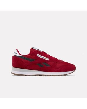 Reebok Classic Leather Sneakers, Tamaño - Rojo