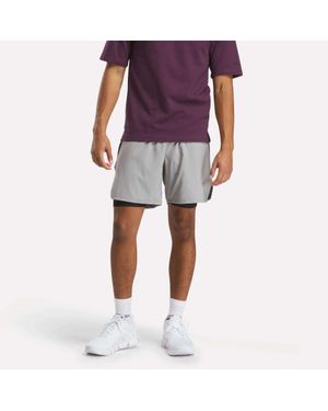 Reebok Running Two-In-One Shorts 5" - Multicolor