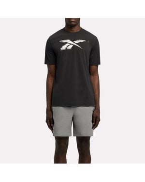 Reebok Id Train Logo Easy Fit T-Shirt - Black