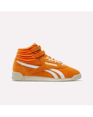 Reebok Freestyle Hi Shoes - Orange