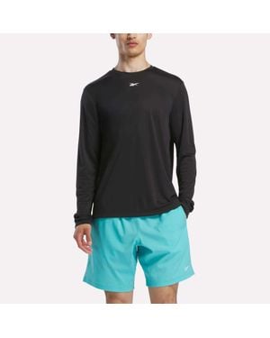 Reebok Long Sleeve Tech T-Shirt - Black