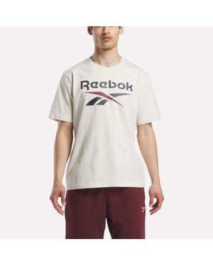 Reebok Logo Crewneck T-Shirt - White