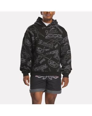 Reebok Anuel X Graphic Hoodie - Black