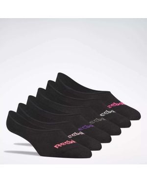 Reebok Sport Liner Socks 6 Pairs - Black