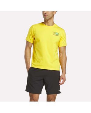 Reebok Brasil Soccer T-Shirt - Yellow