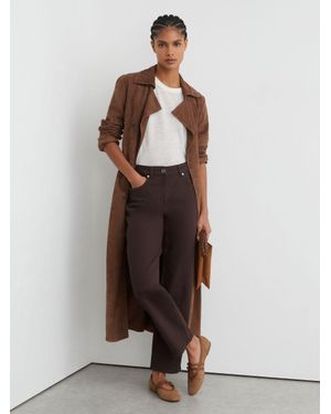 Reiss Mid Rise Straight Leg Jeans - Natural