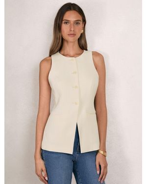 GOOD AMERICAN Luxe Vest - Natural
