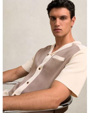 Reiss Taupe & Light Stone Shirt - Brown