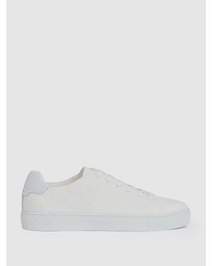 Reiss Finleyted Low-Top Trainers - White