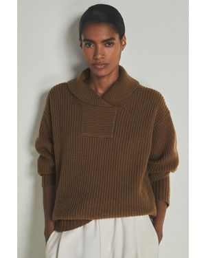 Les 100 Ciels Chestnut | S Wool And Cashmere Jumper - Brown