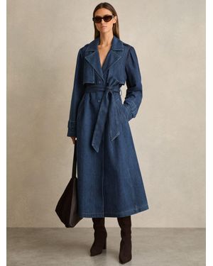 PAIGE Trench Coat - Blue