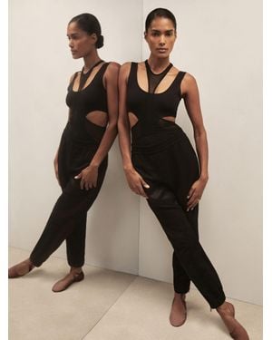 Reiss Royal Ballet Mesh Bodysuit - Black