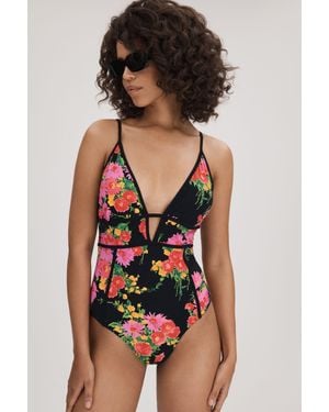 Florere Swimsuit Printed - Black