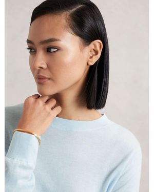 Reiss Merino Wool Crew-Neck Jumper - Blue