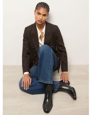 Reiss Leather Chelsea Boots - Black