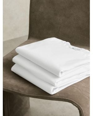 Reiss Bless Three Pack Of Crew Neck T-Shirts - White