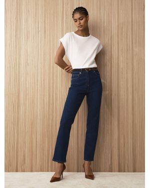 Reiss Slim-Leg Mid-Rise Jeans - Blue