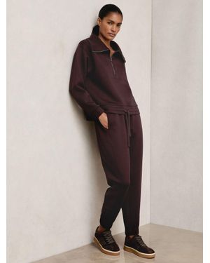 Reiss Interlock Tapered Joggers - Multicolour